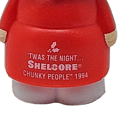 Vintage Shelcore CHUNKY PEOPLE 1994 Twas the Night Mrs Claus Christmas - Picture 5 of 9